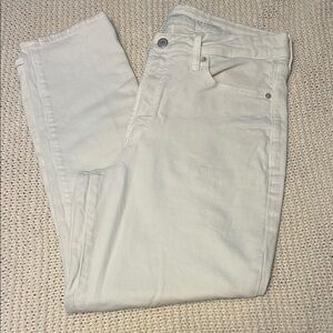 Old Navy High- Rise O.G. Straight White Jeans Women’s Size 12